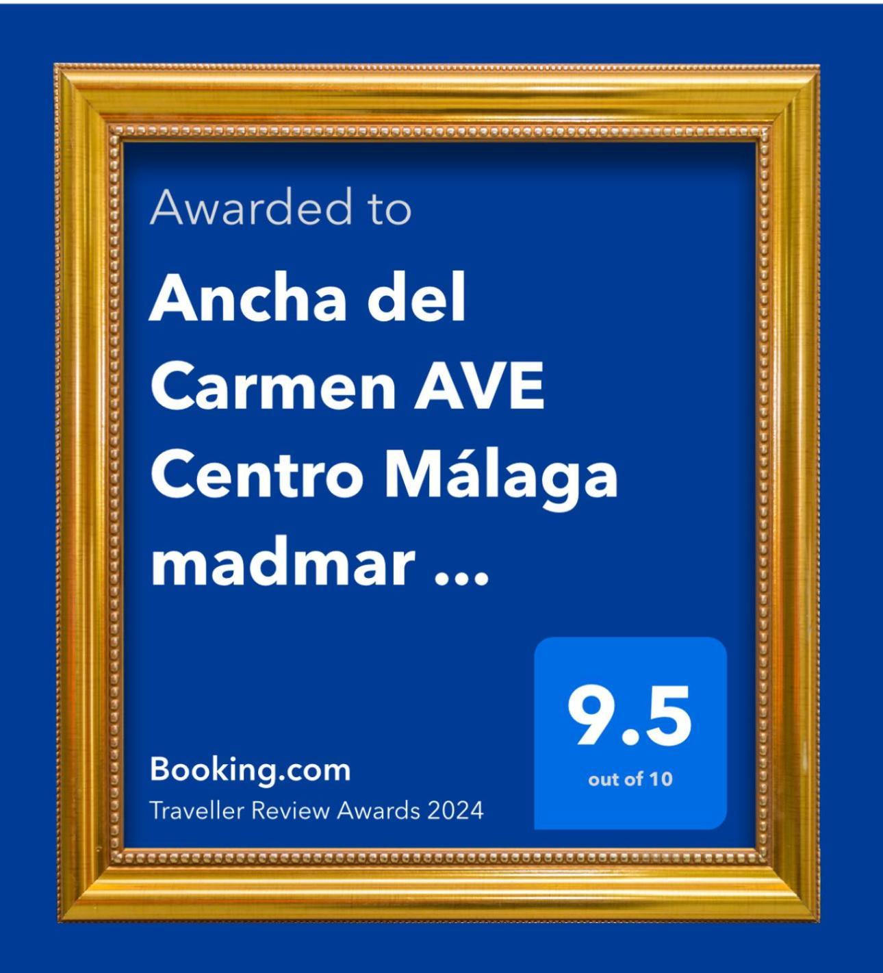 Ancha Del Carmen Ave Centro Malaga Madmar Lujo New Zambrano Lägenhet Exteriör bild